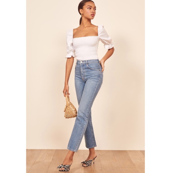 🆕 Reformation clementine linen top - Picture 4 of 6